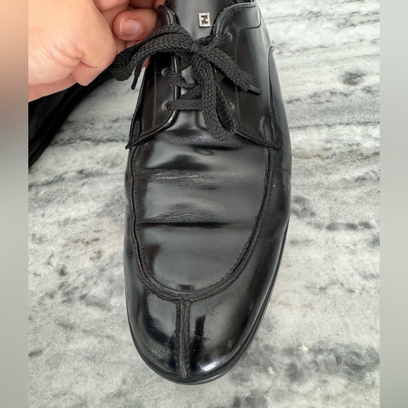 Fendi leather shoes